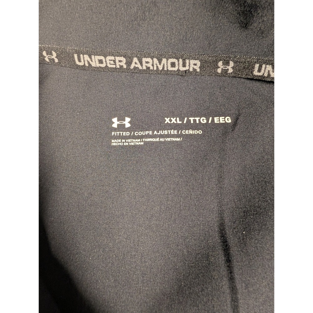 Under Armour Vanish Hybrid Vest Mens XXL Black Full Zip Athletic NWT - Picture 2 of 10